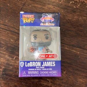 3” limited Funko Pocket Pop! Space Jam LeBron James Target Character Collection